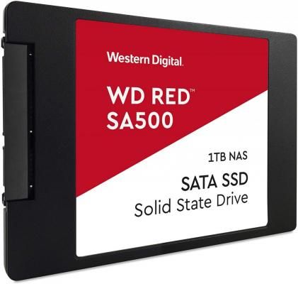 Твердотельный накопитель SSD 2.5" 1 Tb Western Digital Red SA500 Read 560Mb/s Write 530Mb/s 3D NAND TLC (WDS100T1R0A)