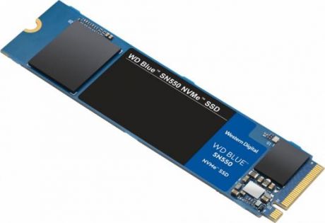 Твердотельный накопитель SSD M.2 1 Tb Western Digital Blue SN550 Read 2400Mb/s Write 1950Mb/s 3D NAND TLC (WDS100T2B0C)