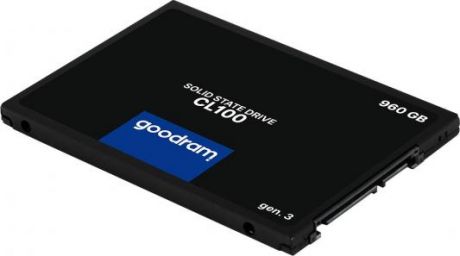 Твердотельный накопитель SSD 2.5" 960 Gb Goodram SSDPR-CL100-960-G3 Read 540Mb/s Write 460Mb/s 3D NAND TLC