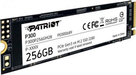 SSD накопитель Patriot Memory P300 P300P256GM28 256Gb PCI-E x4/M.2