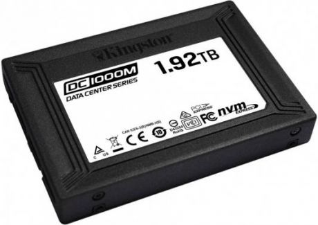 Твердотельный накопитель SSD U.2 1.92 Tb Kingston DC1000M Read 3100Mb/s Write 2600Mb/s 3D NAND TLC (SEDC1000M/1920G)