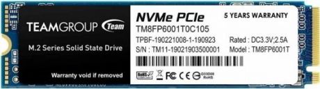 Твердотельный накопитель SSD M.2 1 Tb Team TM8FP6001T0C101 Read 1800Mb/s Write 1500Mb/s 3D NAND TLC