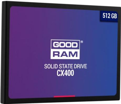 Твердотельный накопитель SSD 2.5" 512 Gb Goodram SSDPR-CX400-512 Read 550Mb/s Write 490Mb/s TLC