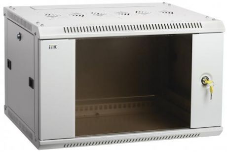 ITK Шкаф LINEA W 12U 600x450 мм дверь стекло, RAL7035