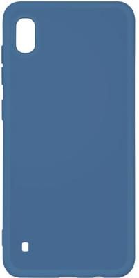 Чехол-накладка для Samsung Galaxy A10 DF sOriginal-01 Blue клип-кейс, силикон, микрофибра