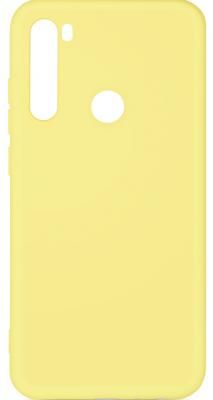 Чехол-накладка для Xiaomi Redmi Note 8 DF xiOriginal-02 Yellow клип-кейс, силикон, микрофибра