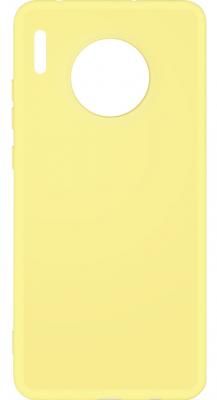 Чехол-накладка для Huawei Mate 30 DF hwOriginal-05 Yellow клип-кейс, силикон, микрофибра
