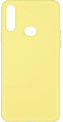 Чехол-накладка для Samsung Galaxy A10s DF sOriginal-04 Yellow клип-кейс, силикон, микрофибра