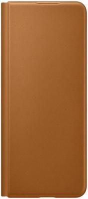 Чехол (клип-кейс) Samsung для Samsung Galaxy Z Fold3 Leather Flip Cover коричневый (EF-FF926LAEGRU)