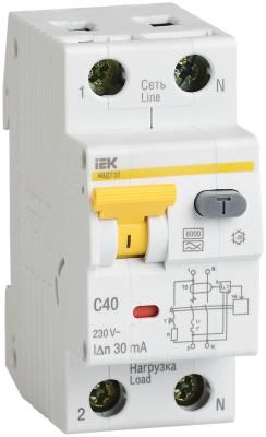 Iek MAD22-5-040-C-30 АВДТ 32 C40 30мА - Автоматический Выключатель Дифф. тока