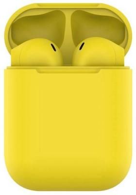 Наушники Hiper TWS AIR Soft Yellow Bluetooth 5.0 гарнитура Li-Pol 2x50mAh+300mAh желтый