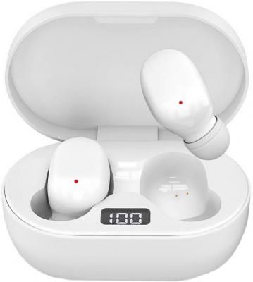 Беспроводные наушники HIPER TWS BRISE V2 White Bluetooth 5.0 гарнитура Li-Pol 2x40мАч+300мАч, LCD, белый