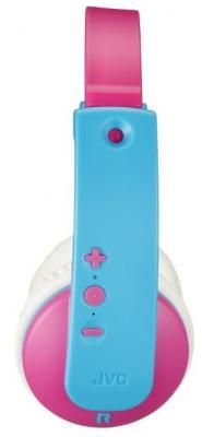 Наушники JVC беспроводные детские, модель HA-KD9BT-P-E, серия KIDS - Bluetooth. Цвет: розовый/голубой