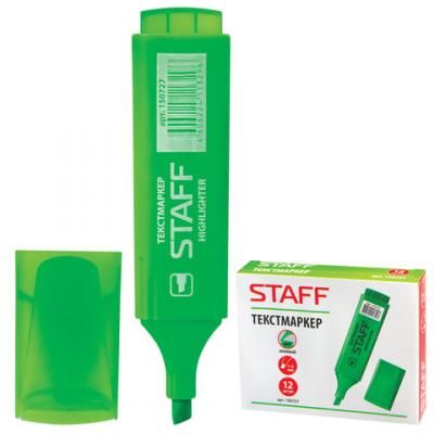 Текстовыделитель STAFF Текстмаркер 1-5 мм зеленый