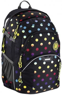 Школьный рюкзак светоотражающие материалы Coocazoo JobJobber2: Magic Polka Colorful 30 л черный желтый 00138724