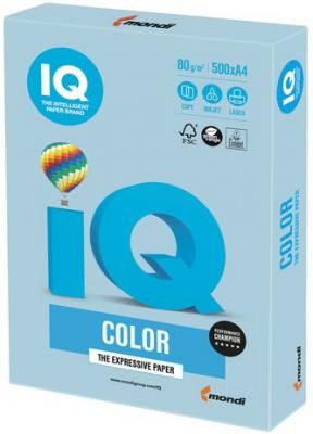 Бумага IQ color, А4, 80 г/м2, 500 л., пастель, голубой лед, OBL70