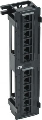 ITK PP12-C5EU-D05 Настенная патч-панель кат.5Е UTP, 12 портов (IDC Dual)