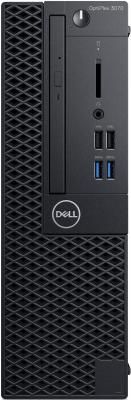 ПК Dell Optiplex 3070 SFF i3 9100 (3.6)/8Gb/SSD256Gb/UHDG 630/DVDRW/Linux Ubuntu/GbitEth/200W/клавиатура/мышь/черный