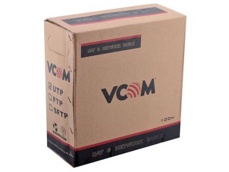 Кабель VCOM UTP VNC1020 4 пары кат 6 100м