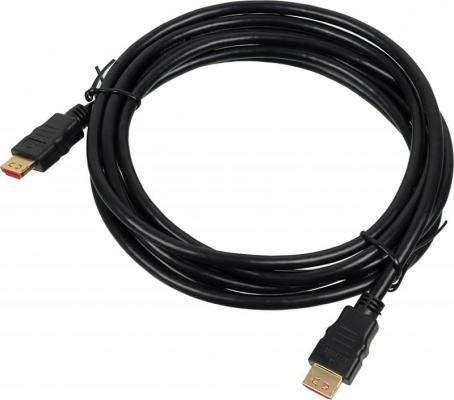 Кабель HDMI 2.0м Buro позолоченные контакты черный BHP HDMI V1.4 2M LOCK