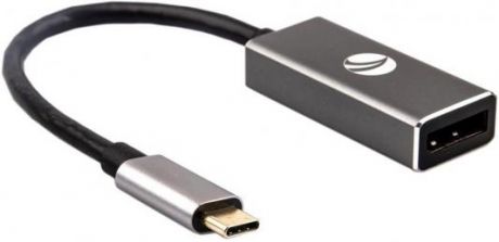 Переходник DisplayPort 0.1м VCOM Telecom CU422MB круглый серый