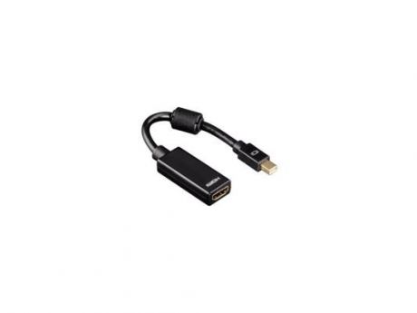 Адаптер Hama H-54560 mini DisplayPort - HDMI, позолоченный штепсель, черный