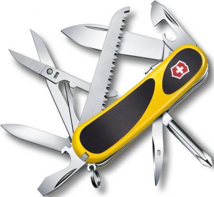 Нож перочинный Victorinox EvoGrip S18 2.4913.SC8 85мм 15 функций жёлто-чёрный
