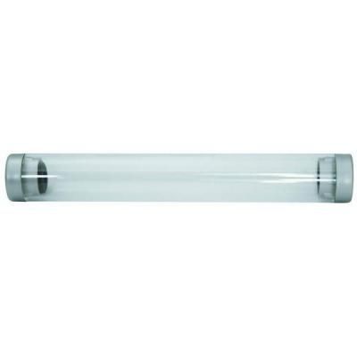 Футляр для одной ручки, прозрачный цилиндр, длина 155 мм, диаметр 22 мм, пластиковый BX-106