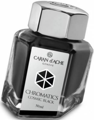 Флакон с чернилами Carandache Chromatics Cosmic Black чернила черный 50мл 8011.009