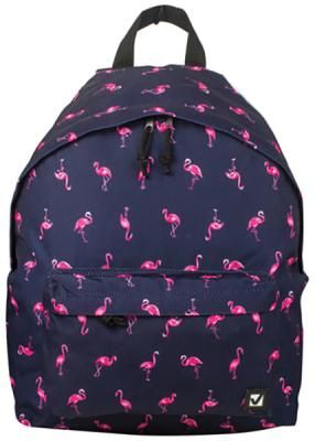 Рюкзак ручка для переноски BRAUBERG Рюкзак BRAUBERG универсальный "Фламинго" 20 л синий