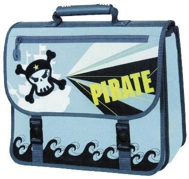 Портфель-ранец TIGER MAX, внешний размер 33.5х37х16.5 см, дизайн пират