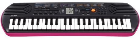 Синтезатор Casio SA-78 44 мини-клавиши 5 ударных пэдов розовый