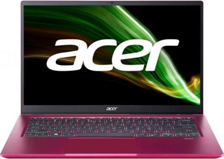 Ноутбук Acer Swift 3 SF314-511-36B5 14" FHD, Intel Core Сi3-1115G4, 8Gb, 256GB SSD, No ODD, int., Win 10, красный, (NX.A