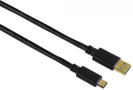 Кабель Type-C USB 3.1 0.75м HAMA H-135735 круглый черный