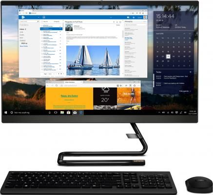 Моноблок Lenovo IdeaCentre A340-24IWL 23.8" Full HD i3 10110U (2.1)/8Gb/1Tb 5.4k/SSD256Gb/UHDG/CR/noOS/GbitEth/WiFi/BT/65W/клавиатура/мышь/Cam/черный 1920x1080