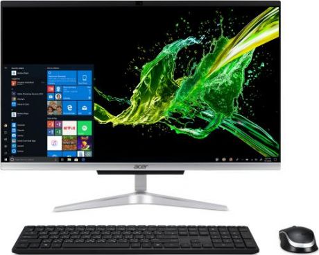 Моноблок 23.8" Acer Aspire C24-963 1920 x 1080 Intel Core i3-1005G1 8Gb 1 Tb SSD 256 Gb Intel UHD Graphics Endless OS серебристый DQ.BEQER.00W