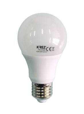 Лампа светодиодная шар KREZ E27 7W 2700K 4GM-WH125-04