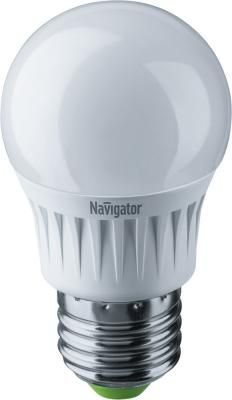 Лампа светодиодная шар Navigator NLL-G45-7-230-2.7K-E27 E27 7W 2700K