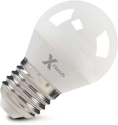 Лампа X-FLASH XF-E27-G45-6.5W-2700K-230V Шар. Е27. 2700К. 470лм.X6