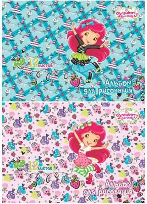 Альбом для рисования Action! Strawberry shortcake A4 12 листов SW-AA-12 в ассортименте