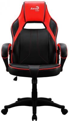 Кресло для геймера Aerocool AC40C AIR Black Red , черно-красное, до 125 кг, ШxДxВ : 64x67x111-119см, газлифт класс 3 до 100 мм, механизм "Бабочка"