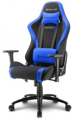 Кресло игровое Sharkoon Shark Skiller SGS2 чёрный с синим SKILLER-SGS2-BK/BU