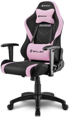 Кресло для геймеров Sharkoon Skiller SGS2 Jr. чёрный розовый