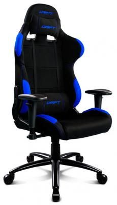 Кресло для геймеров Drift DR100 Fabric чёрный синий (DR100BL)