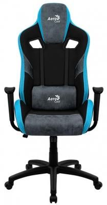 Кресло игровое Aerocool COUNT Steel Blue чёрный синий (4710562751260)