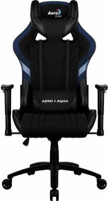 Кресло для геймеров Aerocool AERO 1 Alpha чёрный синий