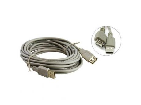 Кабель USB 2.0 AM-AF 5.0м 5bites UC5011-050C