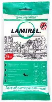 Влажные салфетки Fellowes Lamirel LA-21617(01) 24 шт