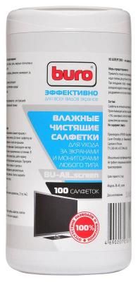 Влажные салфетки BURO BU-All_screen 100 шт