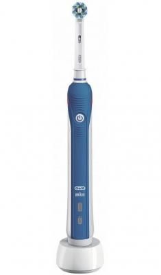 Зубная щетка электрическая Oral-B Professional Clean 2000 белый/голубой